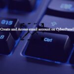 How to create and access email account on CyberPanel?