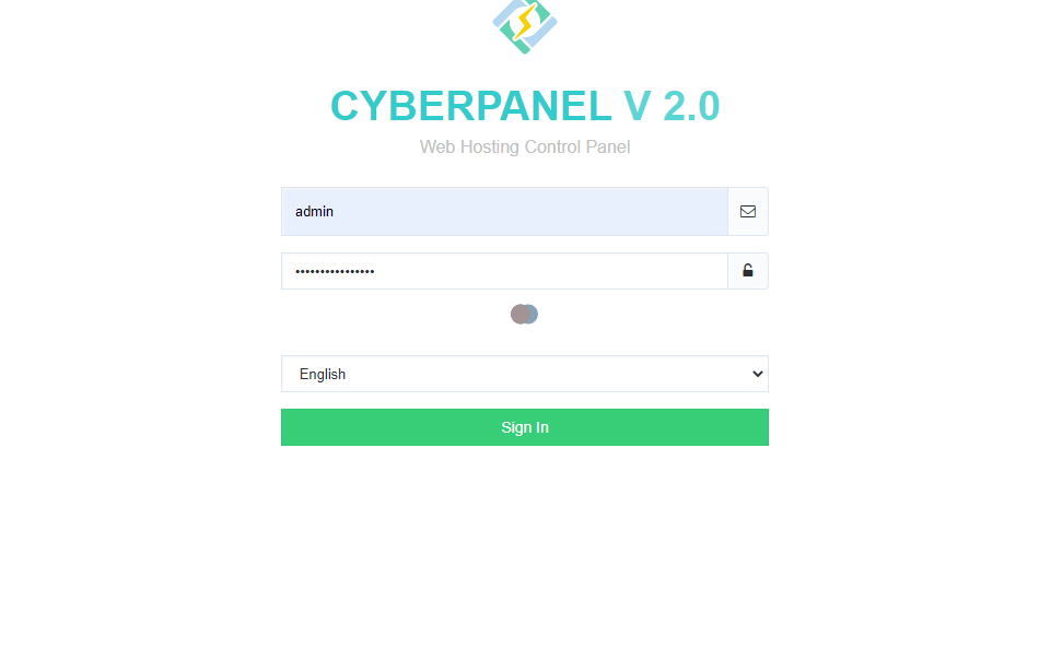 cyberpanel login