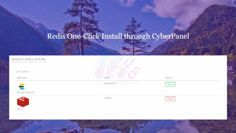 Read more about the article Redis One-Click Install through CyberPanel