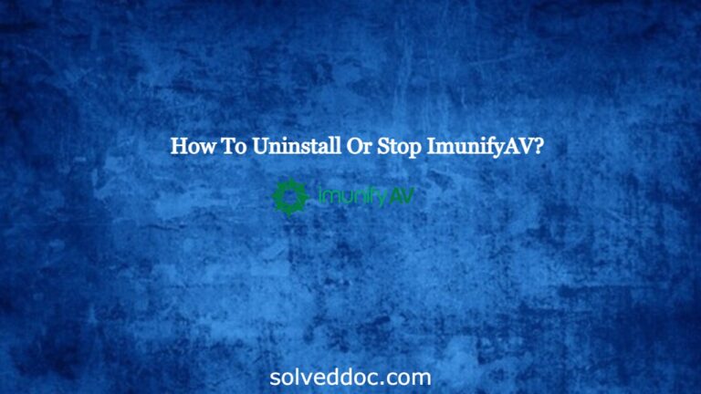 Read more about the article How To Uninstall Or Stop ImunifyAV?