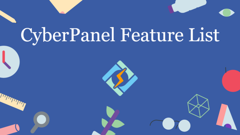 Read more about the article CyberPanel Features List