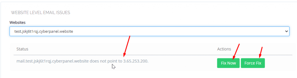 website CyberPanel Email Debugger